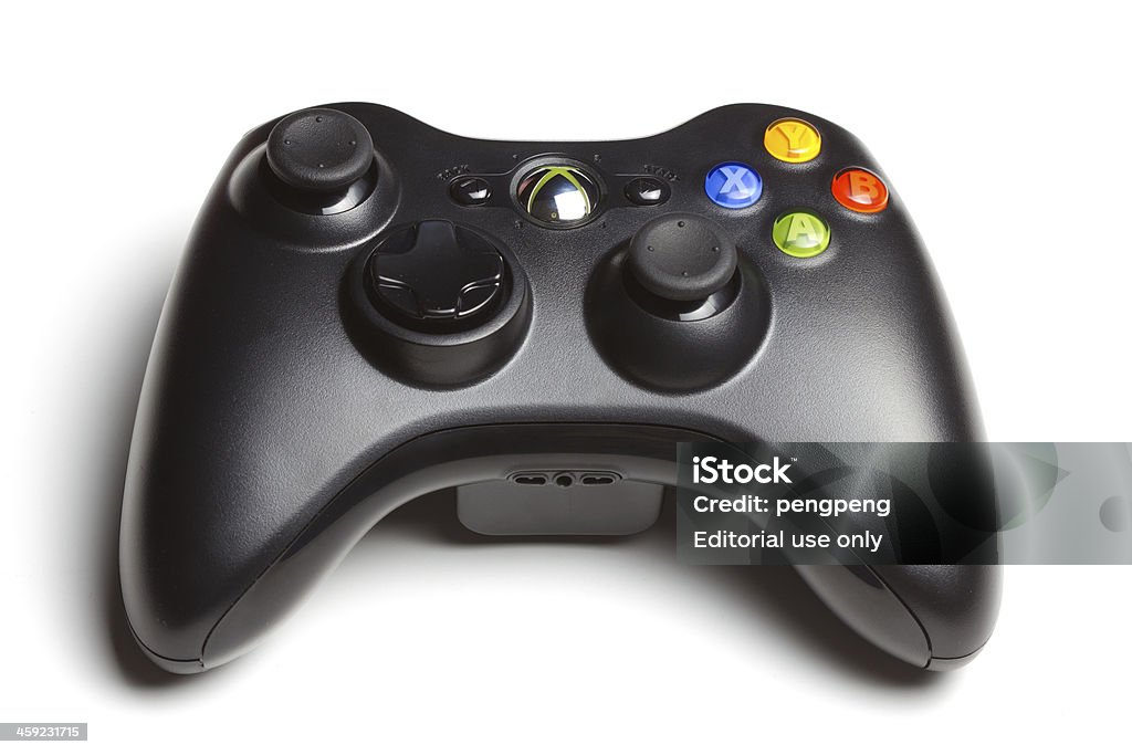 Microsoft Xbox 360 Controller - Lizenzfrei Ausrüstung und Geräte Stock-Foto