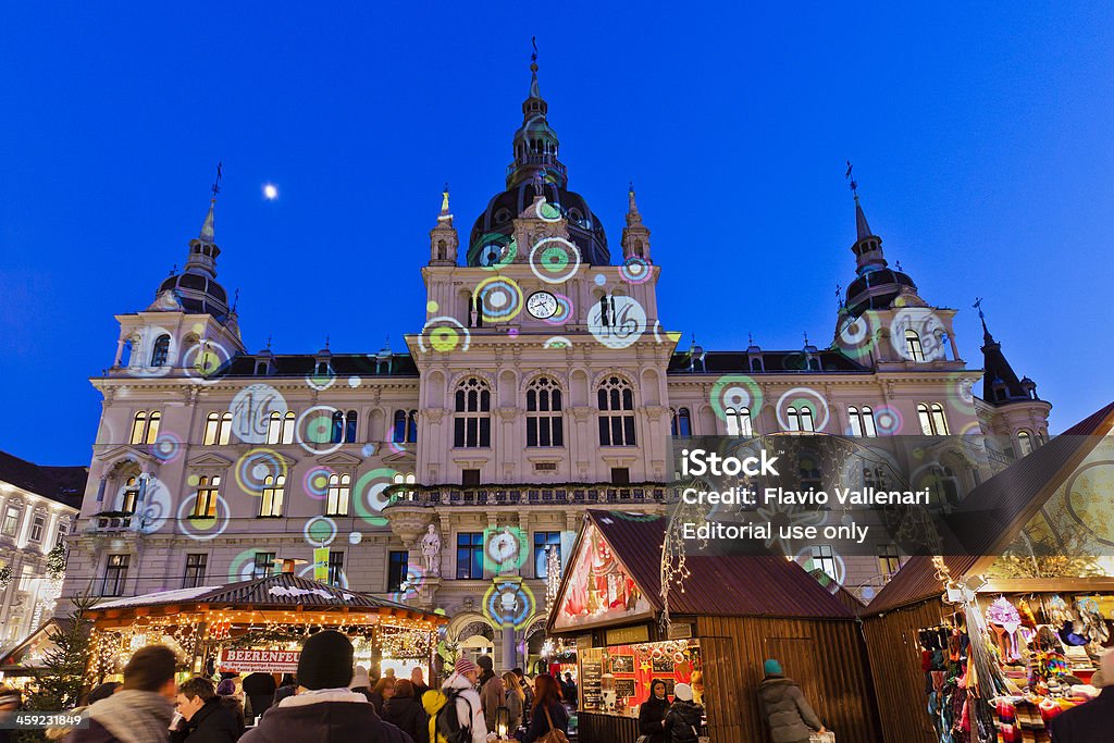 Rathaus di Graz - Foto stock royalty-free di Graz