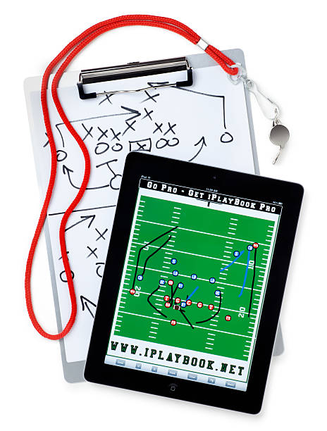 apple ipad ii, 축구 playbook 인명별 - ipad ipad 2 editorial digital tablet 뉴스 사진 이미지