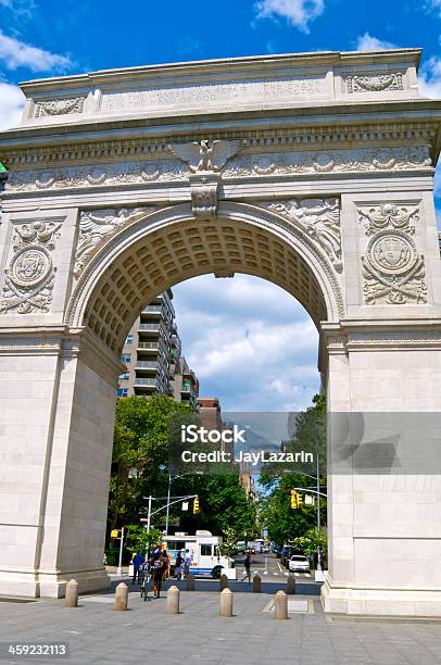 Łuk Triumfalny Waszyngton Greenwich Village Nowy Jork - zdjęcia stockowe i więcej obrazów Architektura
