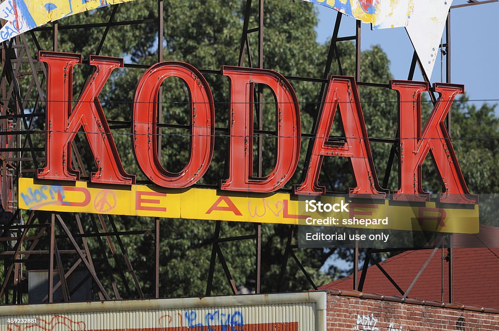 Kodak サインにグラフィティ - 3Dのロイヤリティフリーストックフォト