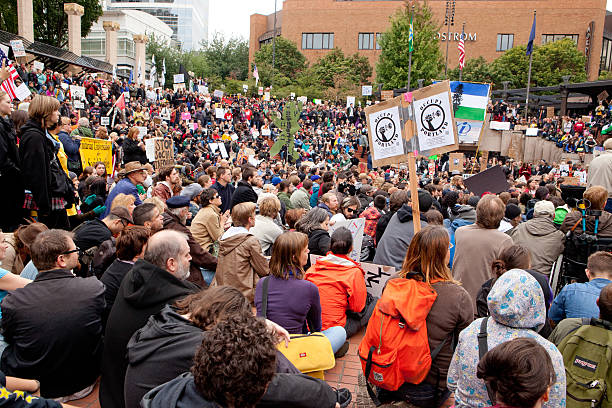 Rear shot of crowd