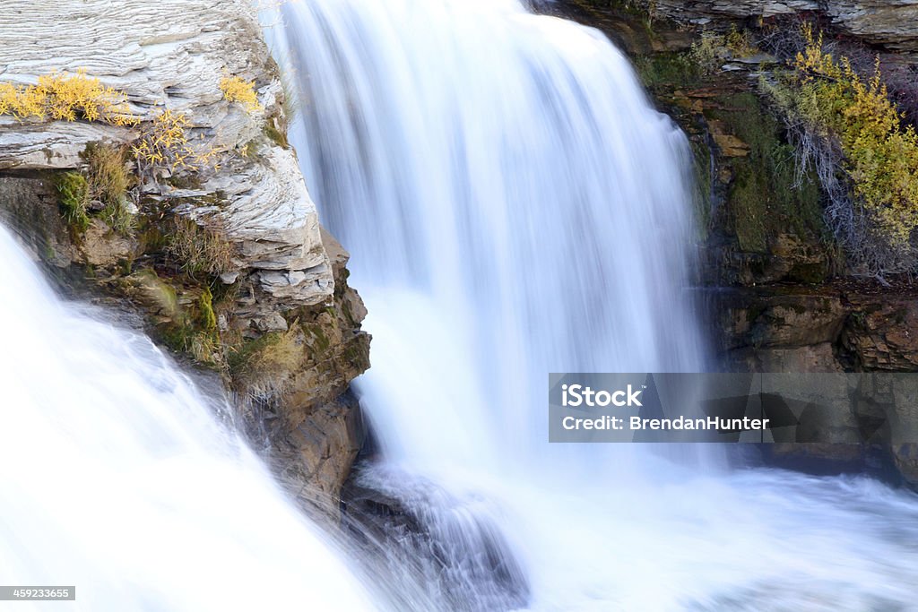 Lundbreck Lundbreck Falls in Southern Alberta.  Alberta Stock Photo