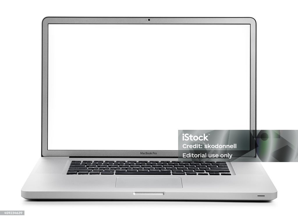 アップル MackBook Pro にホワイト - MacBookのロイヤリティフリーストックフォト