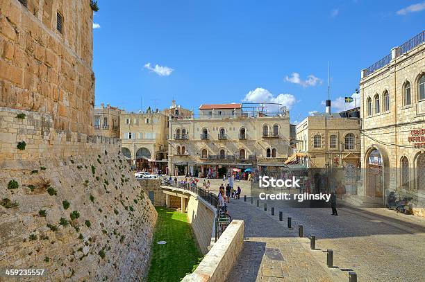 Foto de Cidade Velha De Jerusalém Israel e mais fotos de stock de Antigo - Antigo, Arquitetura, Bazar