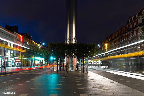 Photo libre de droit de Le Oconnell Street banque d'images et plus d'images libres de droit de Dublin - République d'Irlande - Dublin - République d'Irlande, Ville - Milieu urbain, Nuit