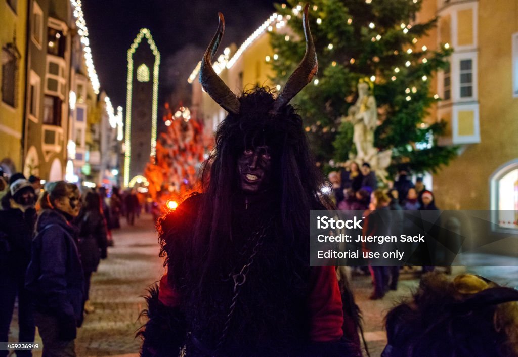 Krampus em Sterzing/Vipiteno - Royalty-free Krampus Foto de stock