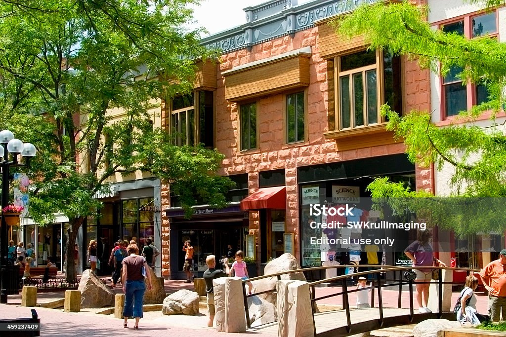 Pearl Street Mall - Foto de stock de Atividade Recreativa royalty-free