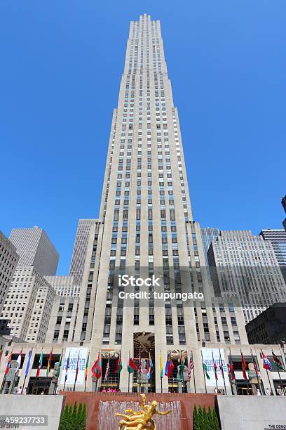 Rockefeller Center Foto de stock y más banco de imágenes de Aire libre - Aire libre, América del norte, Arquitectura