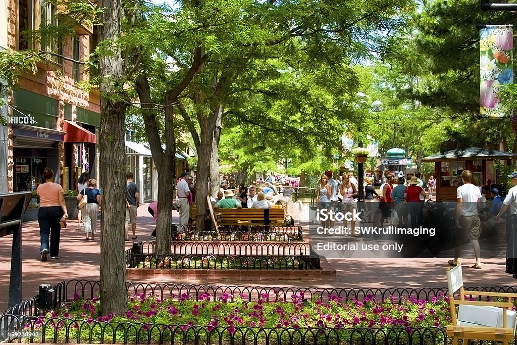 Pearl Street Mall - Photo de Boulder libre de droits