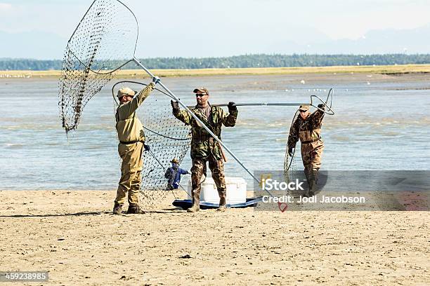 Amore Locale Dip Pesca Con La Rete In Alaska Della Penisola Di Kenai - Fotografie stock e altre immagini di Acqua