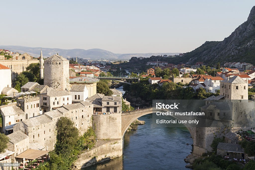 Ponte Velha de Mostar - Royalty-free Antigo Foto de stock