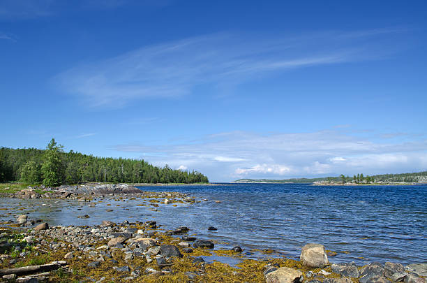 istock Island in the White sea 459243127