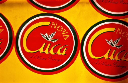 Luanda, Luanda Province, Angola aa August 10, 2003: Nova Cuca domestic beer logo.