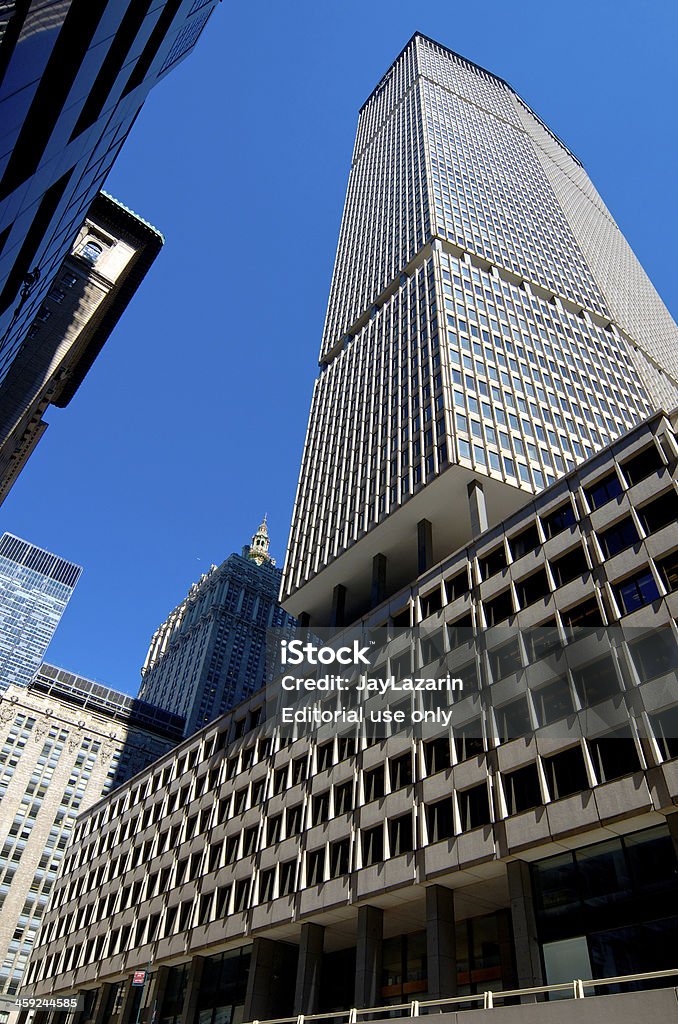 Midtown Manhattan Panorama z Met życia budynku, New York City - Zbiór zdjęć royalty-free (Architektura)