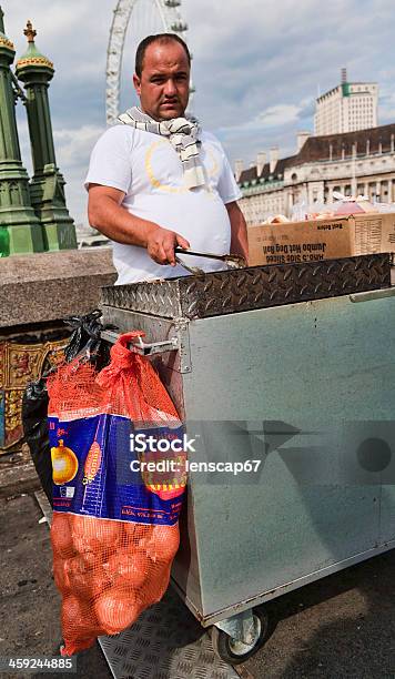 Ilegal De Fast Food Fornecedor Londres - Fotografias de stock e mais imagens de Alimentação Não-saudável - Alimentação Não-saudável, Ao Ar Livre, Carrinho de puxar - Carrinho