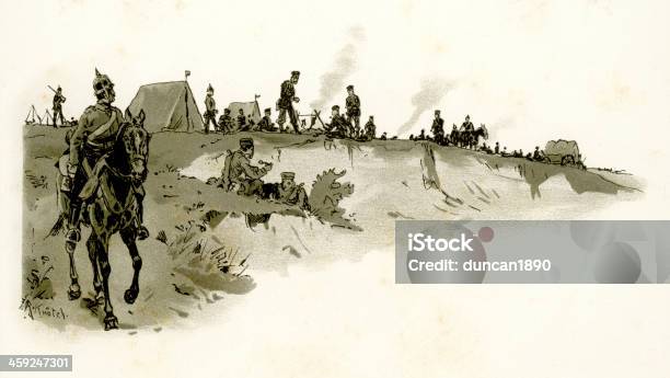 Exército Alemão - Arte vetorial de stock e mais imagens de 1880-1889 - 1880-1889, Alemanha, Antigo