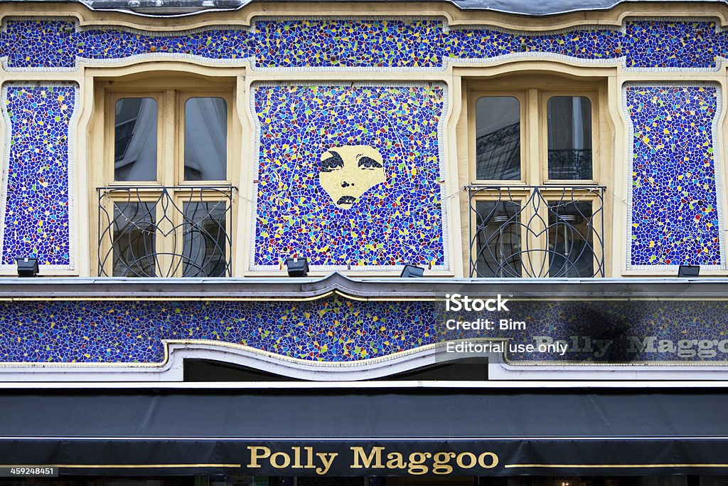 Fassade der Bar & Cafe Polly Maggoo, Paris, Frankreich - Lizenzfrei 1960-1969 Stock-Foto