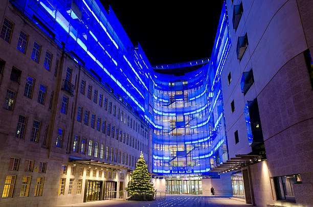 BBC Broadcasting Asamblea extensión, London - foto de stock