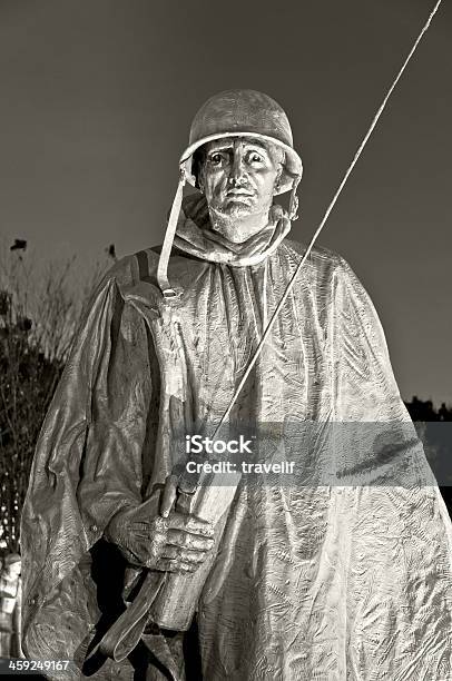 Korean War Memorial In Washington Dc Closeup Stock Photo - Download Image Now - American Culture, Armed Forces, Close-up