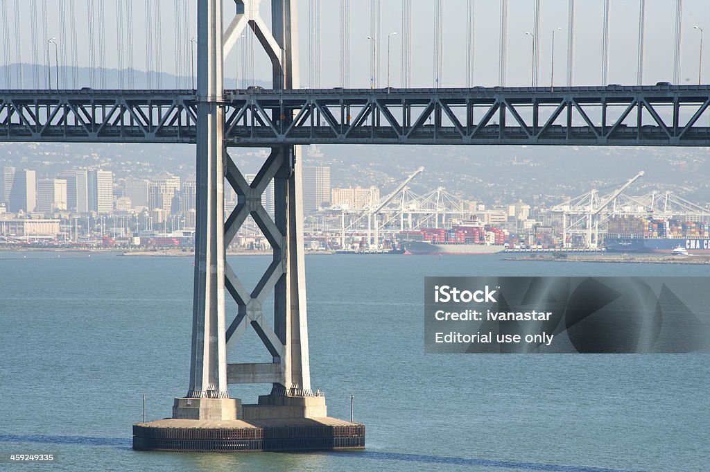 San Francisco-Oakland Bay Bridge - Royalty-free Ao Ar Livre Foto de stock