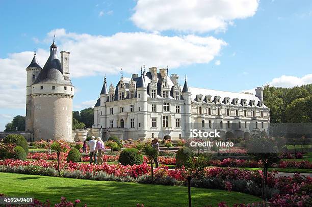 Chenonceau Castillo Foto de stock y más banco de imágenes de Chenonceaux - Chenonceaux, Aire libre, Arquitectura