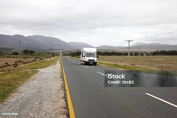 Motorhome On South African Country Road Stock Photo - Download Image Now - Motor Home, South Africa, Blurred Motion
