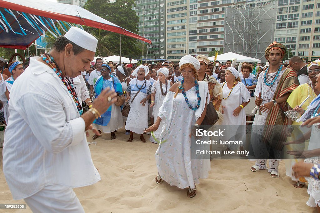 Iemanja l'honneur de fête à Rio de Janeiro - Photo de Amour libre de droits