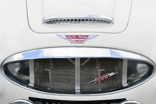 Austin Healey 3000 Grille stock photo