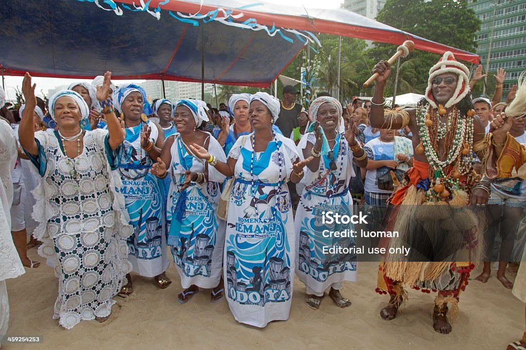 Iemanja l'honneur de fête à Rio de Janeiro - Photo de Prier libre de droits