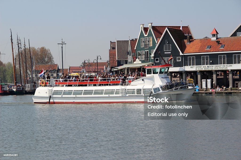 Volendam harbor - Lizenzfrei Anker werfen Stock-Foto