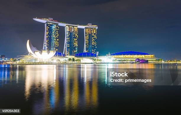 Marina Bay Sands Hotel Singapore - Fotografie stock e altre immagini di Affari - Affari, Albergo, Ambientazione esterna