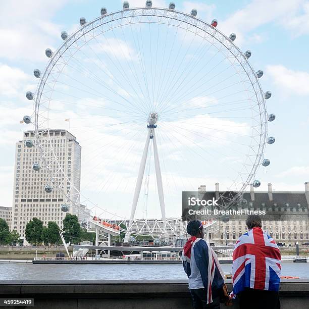 London Eye Stock Photo - Download Image Now - British Culture, British Flag, Capital Cities