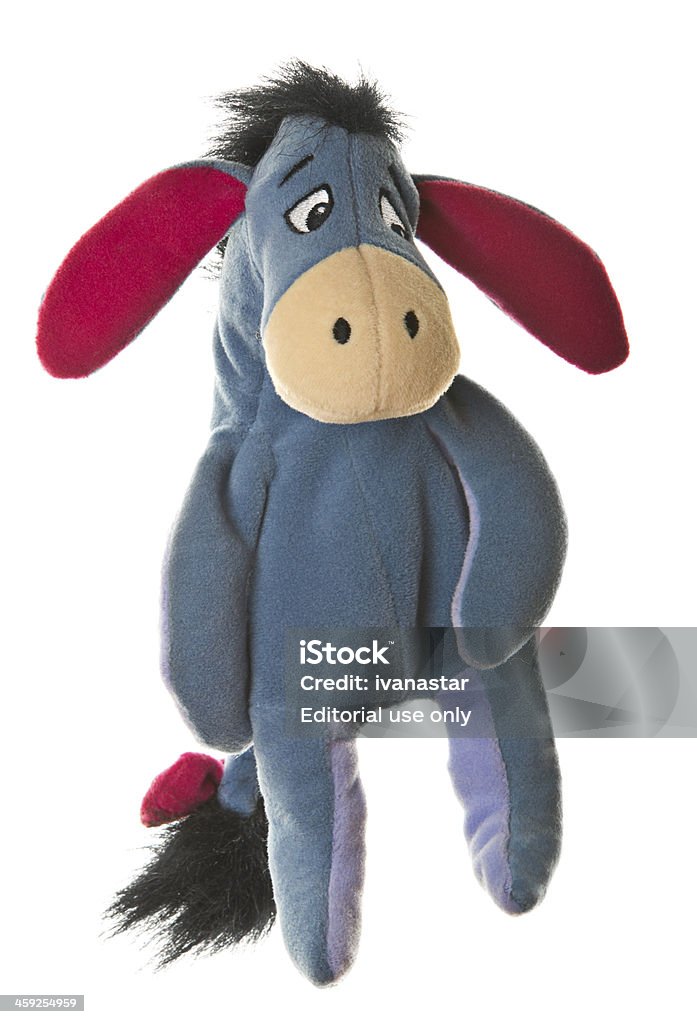 Eeyore Esel von Winnie-the-Pooh - Lizenzfrei Charakterkopf Stock-Foto