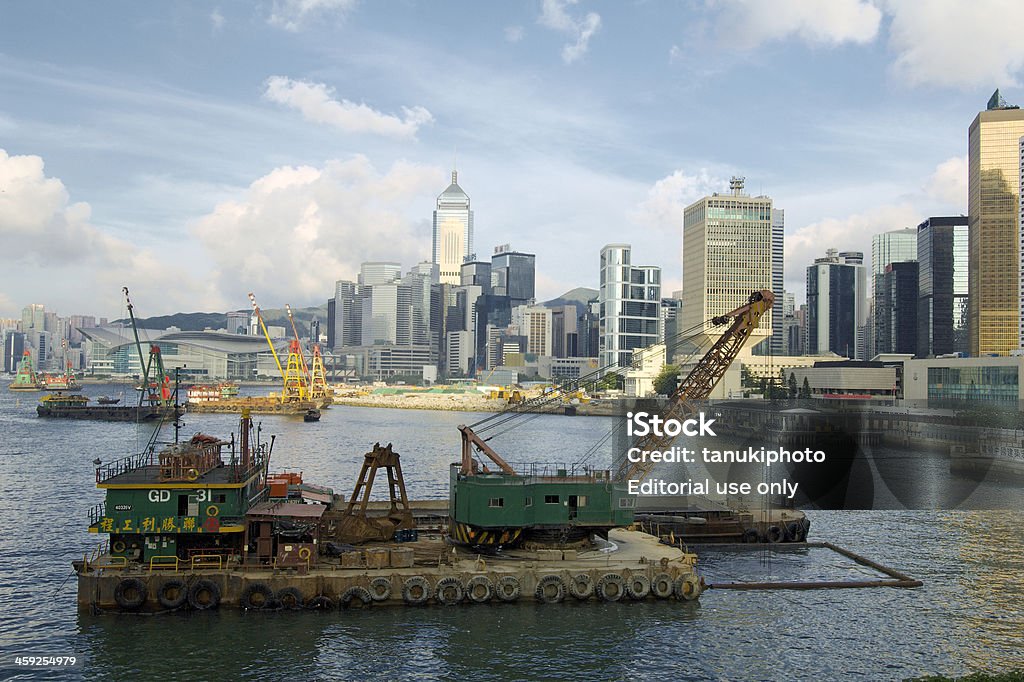 Barcaza en Hong Kong - Foto de stock de Aire libre libre de derechos