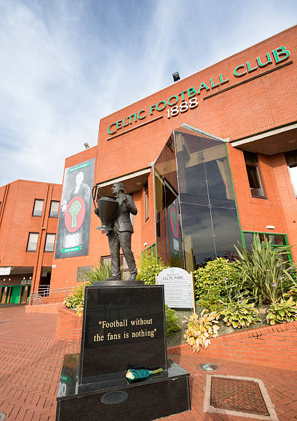 celta park estádio, glasgow - celtic fc imagens e fotografias de stock