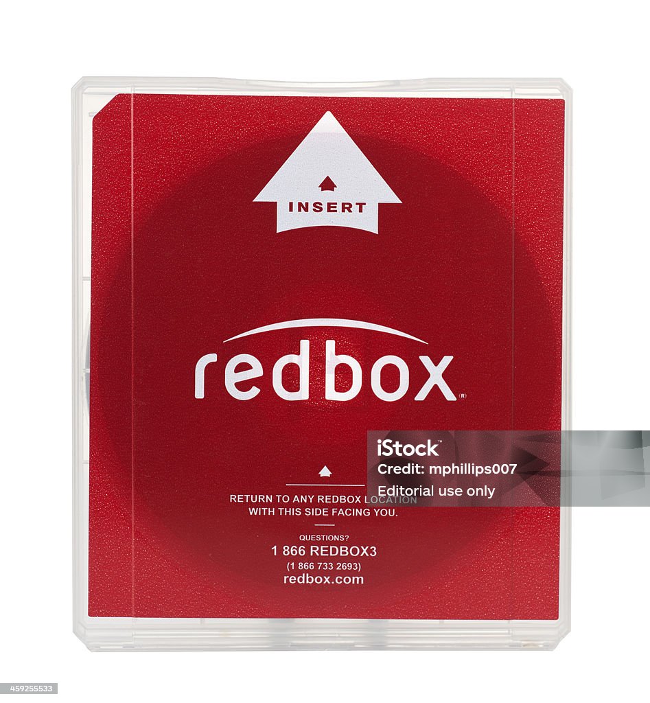 Redbox - 로열티 프리 비디오 가게 스톡 사진