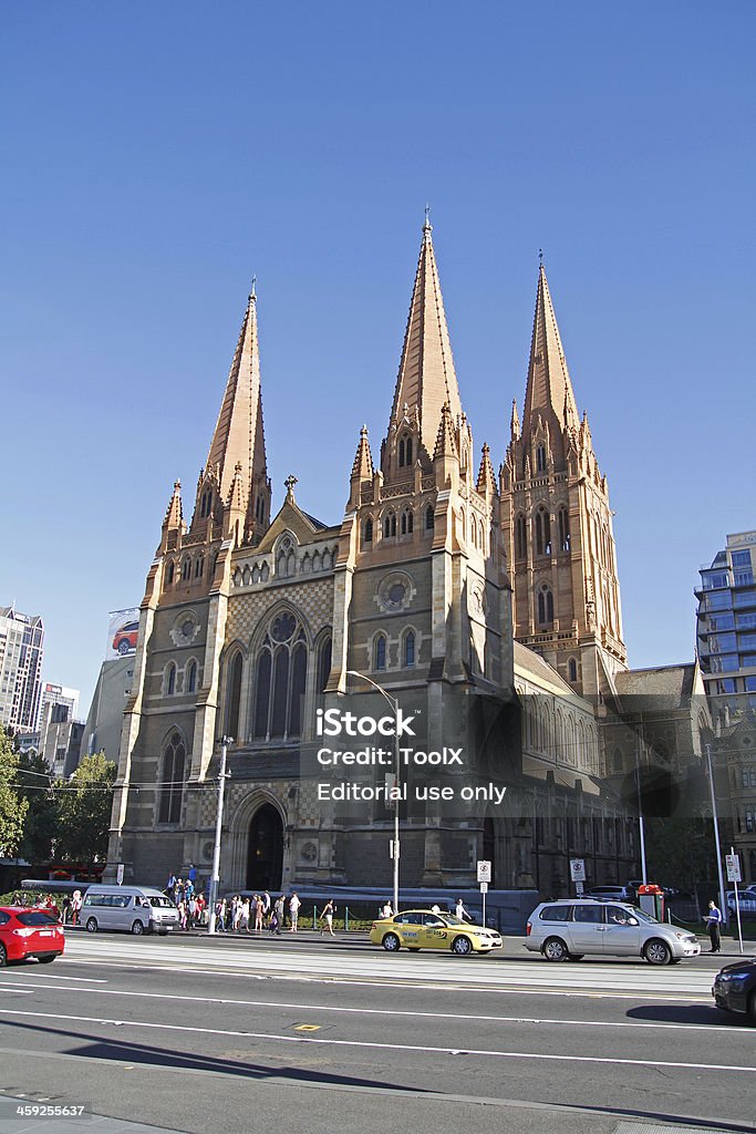 セントポール大聖堂、メルボルン - オーストラリアのロイヤリティフリーストックフォト