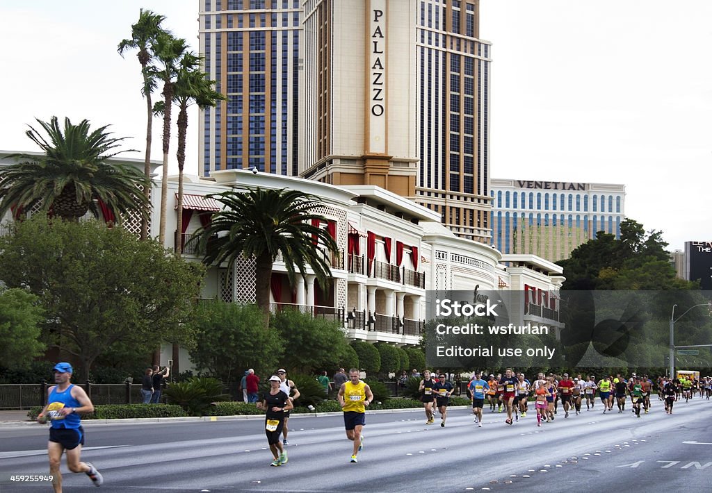 Maratona de Las Vegas - Royalty-free Alto - Descrição Física Foto de stock