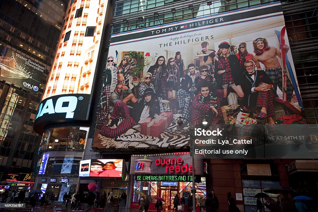 Times Square de Nova York City - Royalty-free Anoitecer Foto de stock