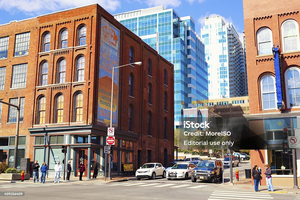 Broadway Street in Nashville - Lizenzfrei Architektur Stock-Foto