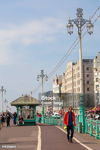 The Grand Hotel Brighton England Stock Photo - Download Image Now - Architecture, Balcony, Beach