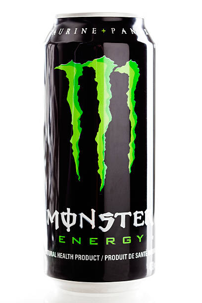 lata de monster energy drink - monster energy drink energy drink energy drink - fotografias e filmes do acervo