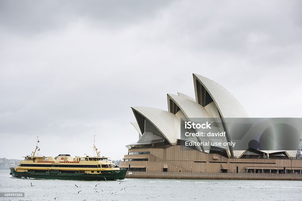 Sydney Opera House und dem Manly Ferry - Lizenzfrei Architektur Stock-Foto