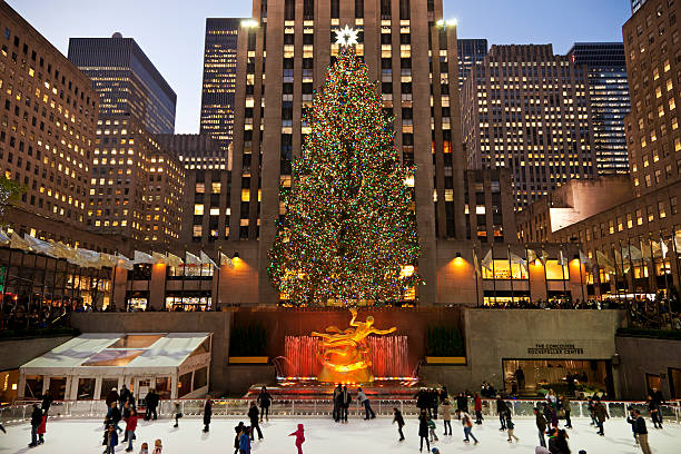 рокфеллеровский ледовый каток в нью-йорке # 7 xxxl - us 2012 стоковые фото и изображения