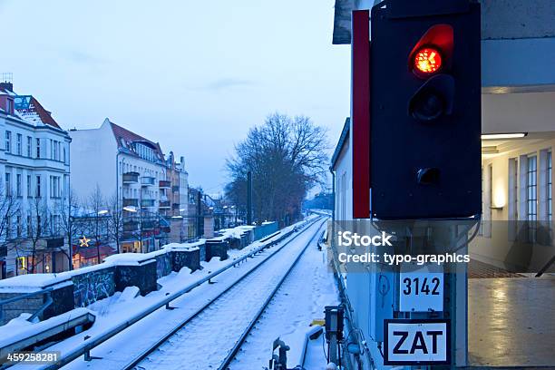 The Train Is Not Coming Stock Photo - Download Image Now - Shunting Yard, Snow, Potsdam-Babelsberg