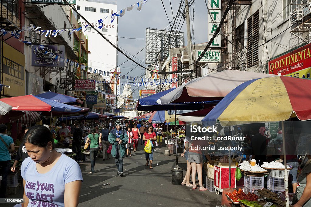 Quiapo street market - Foto stock royalty-free di Ambientazione esterna