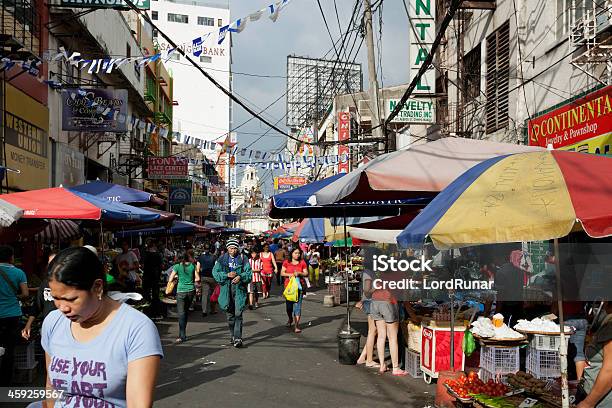 Quiapo Street Market - Fotografie stock e altre immagini di Ambientazione esterna - Ambientazione esterna, Asia, Bancarella