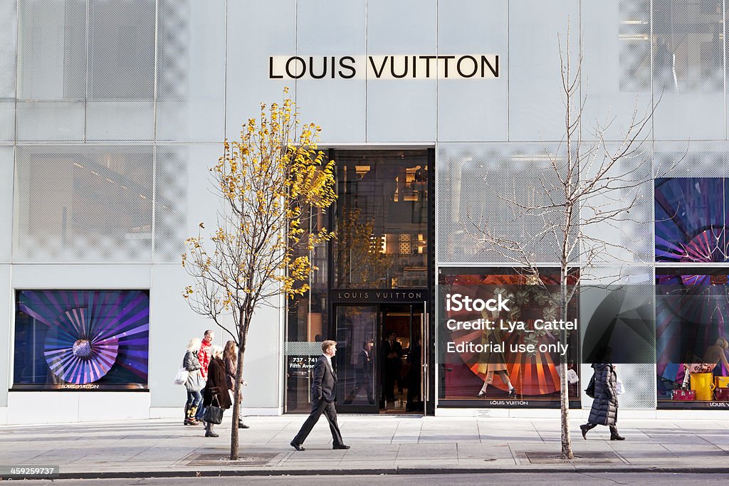 Louis Vuitton Store Nyc 1 Xxl Stock Photo - Download Image Now