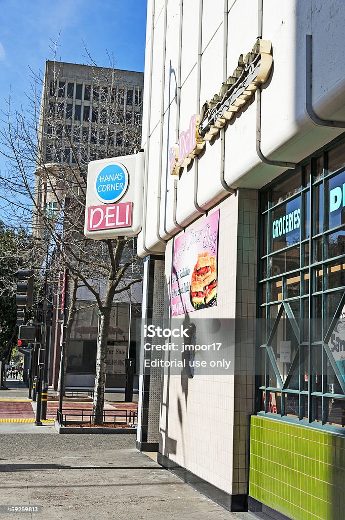 Hanna's Corner Deli - Foto de stock de Amanecer libre de derechos